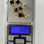 Gold Black Clover Flower Bracelet Image 4