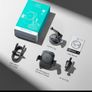 3-in-1 Wireless Car Charger for Magsafe, Extra Clamp for Bumpy Road, Cooling Fan to Extend Battery Life, Original Qi2 Certified 15W Fast Charging Magnetic Car Phone Holder for iPhone 12-17 Series Image 4