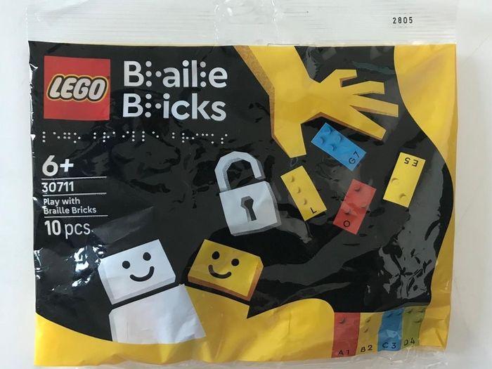 LEGO 30711 Play With Braille bricks