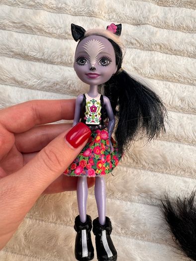Mattel Enchantimals Sage Skunk Doll & Pet Used Please see photos