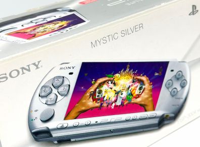 Sony PSP Console Mystic Silver - Boxed and Minty