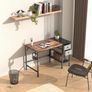 Computer Desk, Office Work Desk for student and worker, Writing Desk with drawer and Headphone Hook, Laptop Table with shelves, Modern Style Desks for Bedroom, Home 100x50x75cm (FREE POSTAGE) Image 2