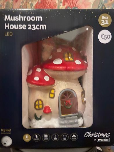 Adorable christmas gonk house