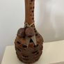 Banksia Seed Pod Carved Wooden Vase from Australia Image 2