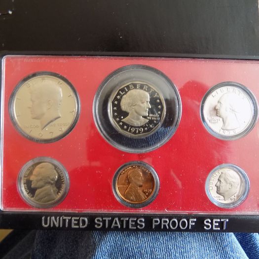US 1979 Proof Set.Gem BU.Inc first Susan B.Anthony Dollar.