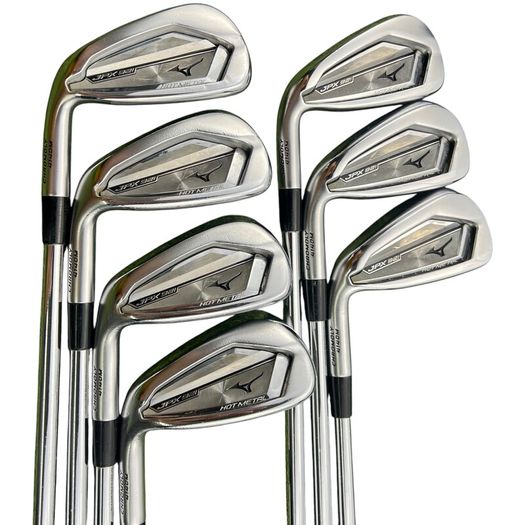 Mizuno JPX 921 Hot Metal Irons / 4-Pw / Dynamic Gold 120 X100 X-Stiff / Left Hand
