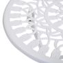 3PCs Garden Table Set Bistro Set Round Table with Umbrella Hole and 2 Chairs for Outdoor Indoor Patio Balcony Aluminium Image 8