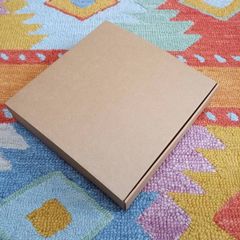 Lot of 7 pcs Eco Friendly Flat box, postal shipping boxes eCommerce all brown double walled up eco-friendly size 31x31x7 cm