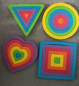 Soft foam with different shapes