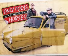 Only Fools And Horses Trotters Trading flag 3ft x 2ft.