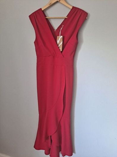 New Jolie Moi Red Occasion dress size UK 10