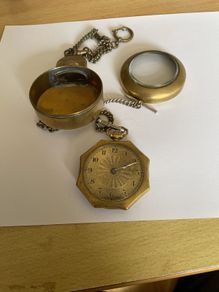 Miners watch with Case (Brass)