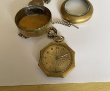 Miners watch with Case (Brass)