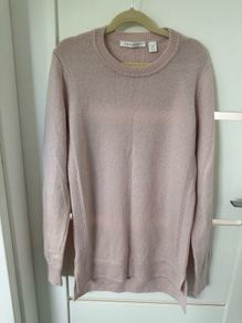 Trenery Womens Soft Pink Wool Sweater XS