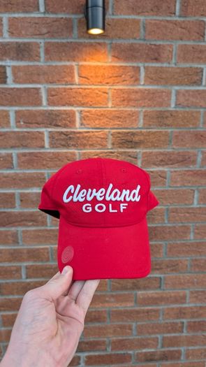 Cleveland Golf Performance Cap Hat with Magnetic Marker Holder