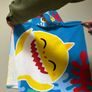 Baby Bath Towel Baby Shark Image 3