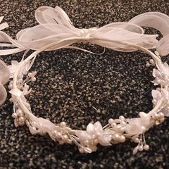 Communion White Head piece (7&8yrs)