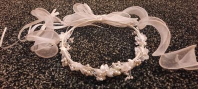 Communion White Head piece (7&8yrs)