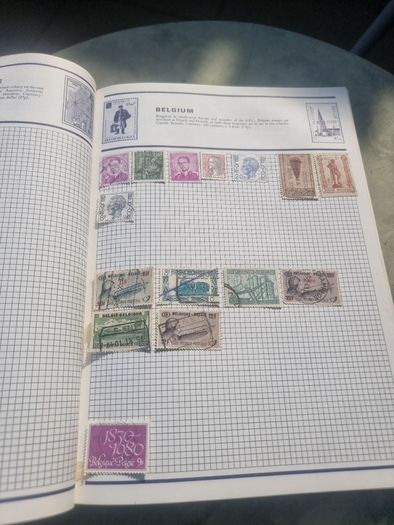 Stanley Gibbons World Collector Stamp Album With Many Stamps Included