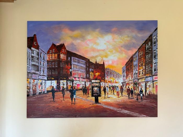 Painting of Grafton Street