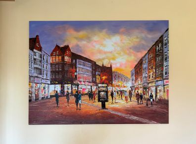 Painting of Grafton Street