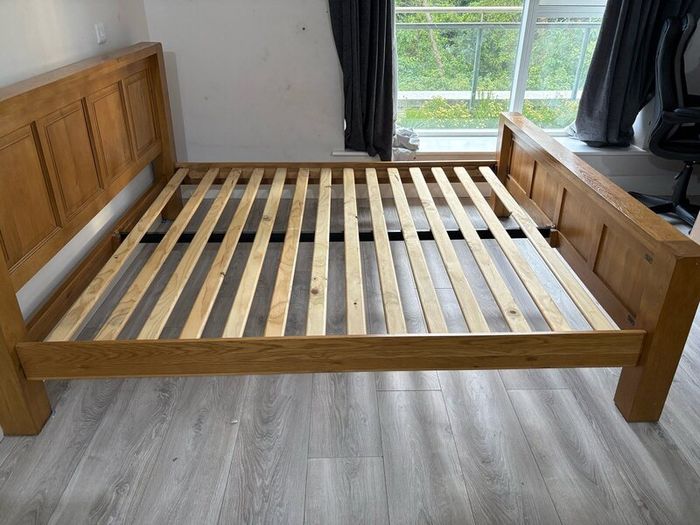 Super king bed wooden frame