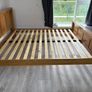 Super king bed wooden frame Image 2