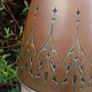 40 cms Daalderop Art Deco Copper and Brass Vase Image 5