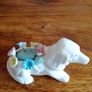 Vintage Ceramic Dog Pin Cushion Image 2