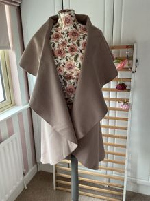 cape Bnwt waterfall shawl gilet onesize mink shade gallery Bnwt