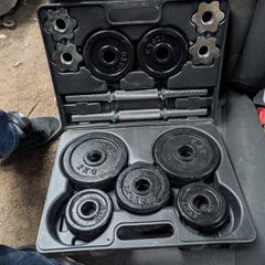 everlast cast iron weights set
