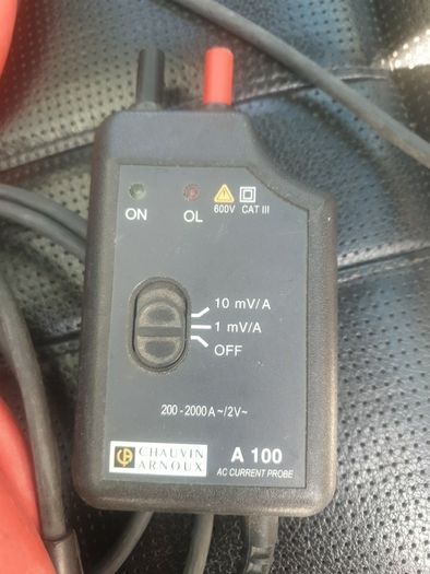 Current Probe A100, Ac: 20 A / 200 A, Chauvin Arnoux