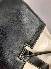 New designer bag white and black patient