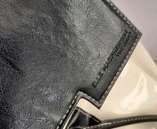 New designer bag white and black patient