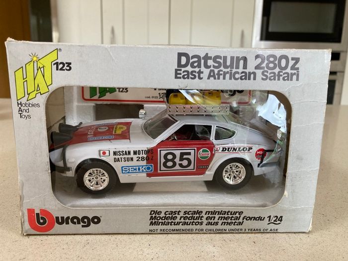 Datsun 280 East African Rally Scale 1/24 Rare