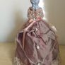 antique half pin doll with skirt Image 5