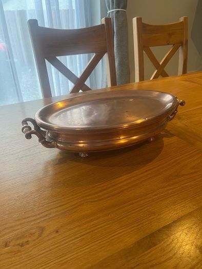 Antique French Copper Food Warmer