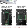 M.2 NGFF or MSATA to SATA 3.0 Adapter USB 3.0 to 2.5 SATA Hard Disk 2 in 1 Converter Reader Card with Cable for PC Laptop Image 2