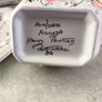 Anfora Agueda Hand Painted Lidded Preserve Pot, Sauce Dish, Floral, Portugal, Vintage Image 3