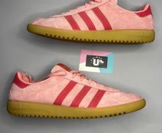 Premium Adidas Bermuda Suede Pink Red