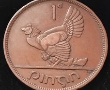 #529 - Ireland - 1940 - One Penny - KM.11