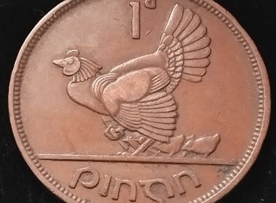 #529 - Ireland - 1940 - One Penny - KM.11
