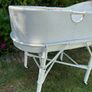 Vintage Lloyd Loom Crib Image 4