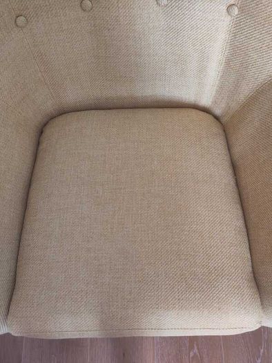 Kubrick Wing Back Armchair, Ochre Yellow