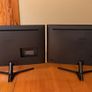 Two Samsung 4k 32 inch monitors. Image 2
