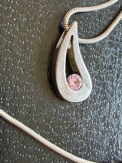 silver necklace