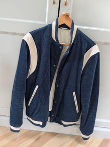 Zara mens varsity jacket size: M