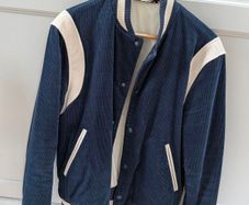 Zara mens varsity jacket size: M