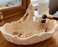 Goddess Figural Bowl Vanity Catchall
