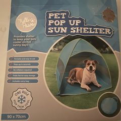 Pet pop up shelter new